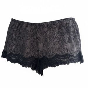 INC International Concepts Plus Size Snake Skin Print Lace Trim Women's Shorts